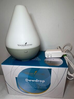Young Living Dewdrop Diffuser - Teal & Gold Accents